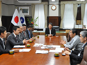知事訪問