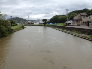 台風現場