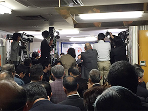 知事選