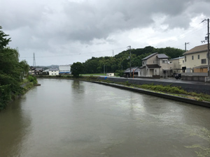 和歌山市内大雨