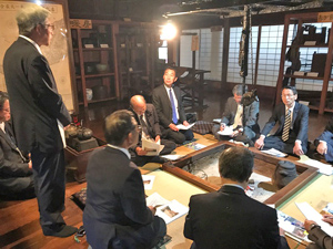 大内宿視察